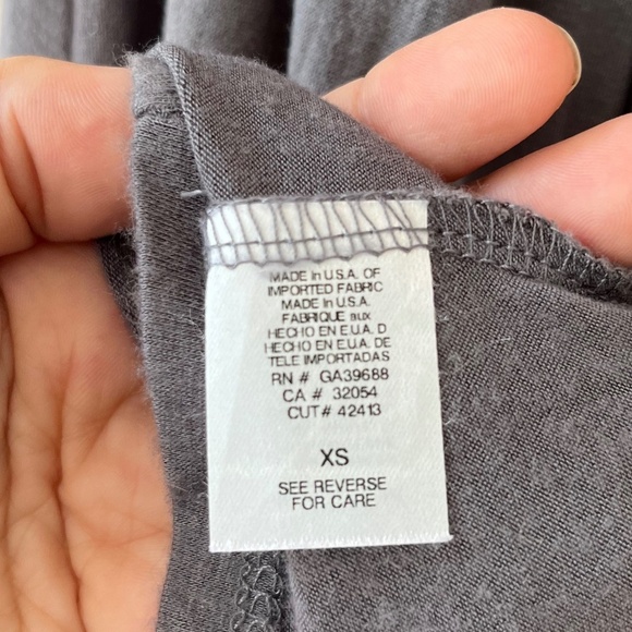 Gabriella Rocha Sz XS Tall Strapless Tube Maxi Stretch Dress Pullover Gray - Picture 4 of 5